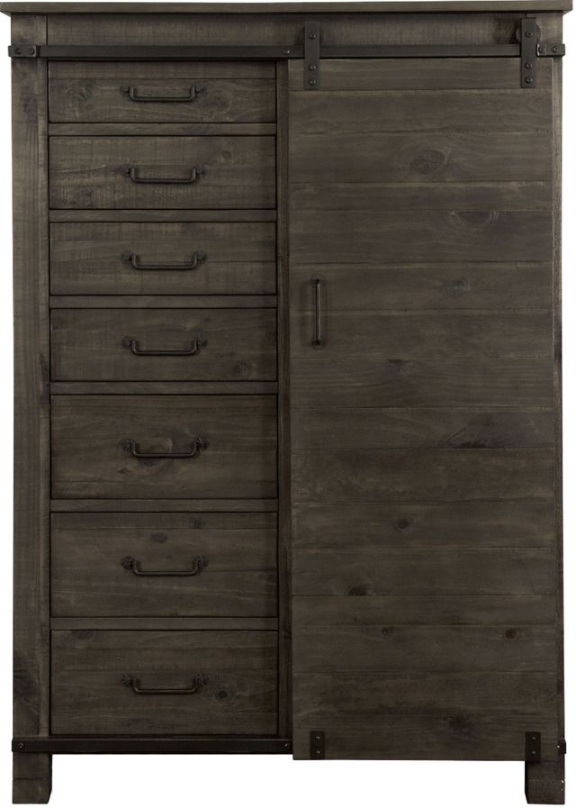 Magnussen Home® Abington 1-Door Weathered Charcoal Chest-2