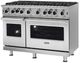Viking® 5 Series 48” Pure White Pro Style Natural Gas Range-3