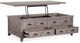 Magnussen Home® Paxton Place Dovetail Gray Lift Top Storage Cocktail Table with Casters-4