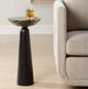 Uttermost® Hastings Brown Accent Table with Dark Bronze Base-1