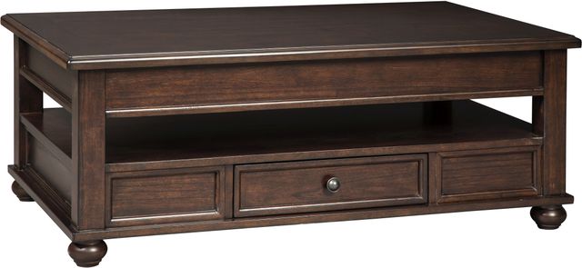 Signature Design by Ashley® Barilanni 3-Piece Dark Brown Living Room Table Set-1