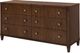 Hooker® Furniture Archives Classic Walnut 6-Drawer Dresser-2