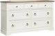 Magnussen Home® Kingston Whisper White/Cerused Nutmeg Dresser-0