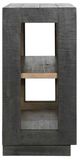 Classic Home Larson Carbon Black 2-Door Cabinet-3