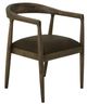 International Furniture Direct Natural Teca Brown Arm Chair-0