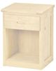 Crate Designs™ Furniture Unfinished 30" Tall Nightstand-0
