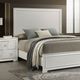 Furniture of America® Holsted White Queen Panel Bed-0