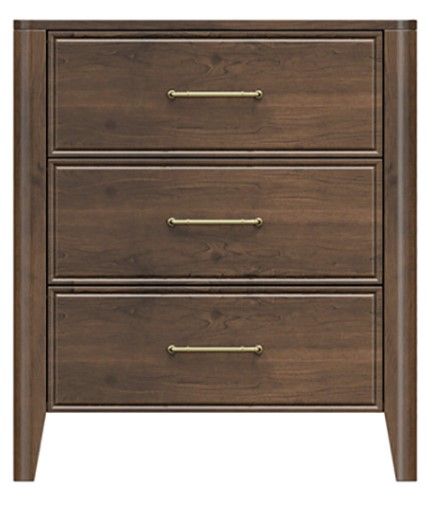 Country View Woodworking Brown Maple 30" Bedside Chest-0
