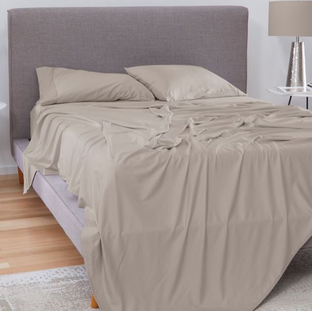 BEDGEAR® Basic 4-Piece Medium Beige King Sheet Set-1