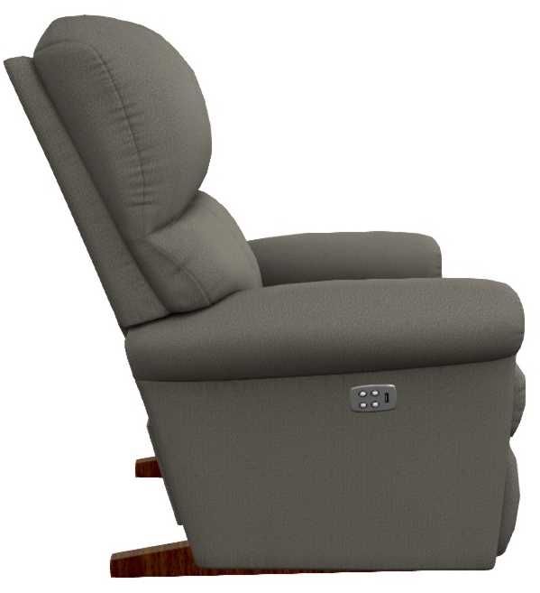 La-Z-Boy® Vail Silver Power Rocking Recliner-3