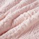 Olliix by Madison Park Arya Blush Twin Embroidered Medallion Faux Fur Ultra Plush Comforter Mini Set-2