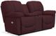 La-Z-Boy® Hayes Burgundy Power Reclining Loveseat with Console-1
