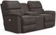 La-Z-Boy® Brooks Godiva Power Reclining Loveseat with Headrest and Console-5
