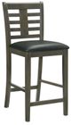 Elements International Nash 7-Piece Dark Brown/Grey Counter Set-1