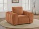 Coaster® Burnett Burnt Orange Upholstered Accent Chair-1