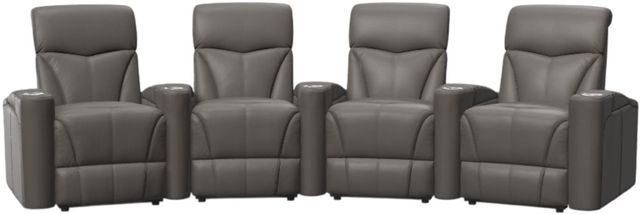 Palliser® Furniture Customizable Vivid 4-Piece Power Reclining Curved Theater Seating-1