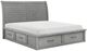 Homelegance® Logandale Antique Gray King Sleigh Storage Bed-0