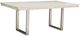 Michael Amini® Menlo Station Eucalyptus Dining Table with Brushed Silver Base-0
