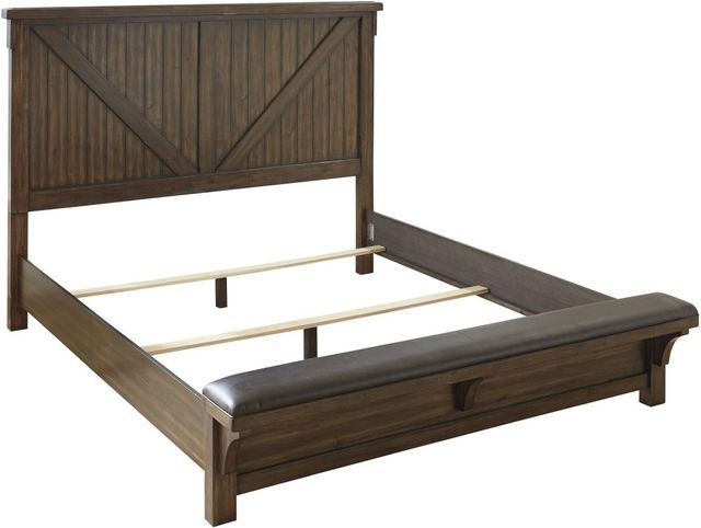 Signature Design by Ashley® Lakeleigh 2-Piece Brown Queen Panel Bed Set-1