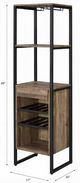 ACME Furniture Narik Black/Weathered Oak Wine Rack-5