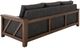International Furniture Direct Walnut Black Sofa-3