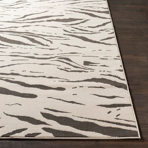 Surya Bahar Charcoal/Beige 5'x7' Area Rug-4