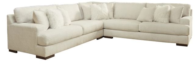 Signature Design by Ashley® Zada 2-Piece Ivory Living Room Seating Set-1