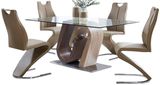 Dark Brown-Silver-Stainless Steel