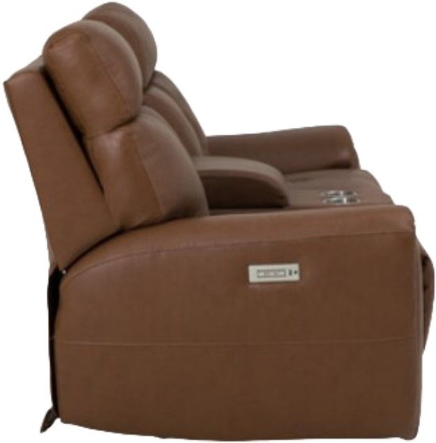 Palliser® Furniture Customizable Aedon Power Reclining Console Loveseat with Power Headrest-2