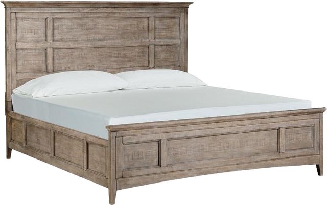 Magnussen Home® Paxton Place Dovetail Gray Complete California King Panel Bed-0