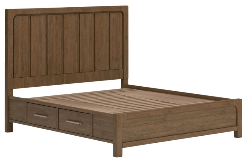 Signature Design by Ashley® Cabalynn Light Brown Queen Storage Panel Bed