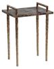 A & B Home Blue Agate Side Table -0