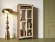International Furniture Direct Evoke Brown/Ivory Bookcase-1