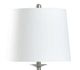 StyleCraft 31" Clear Brushed Steel Table Lamp -1