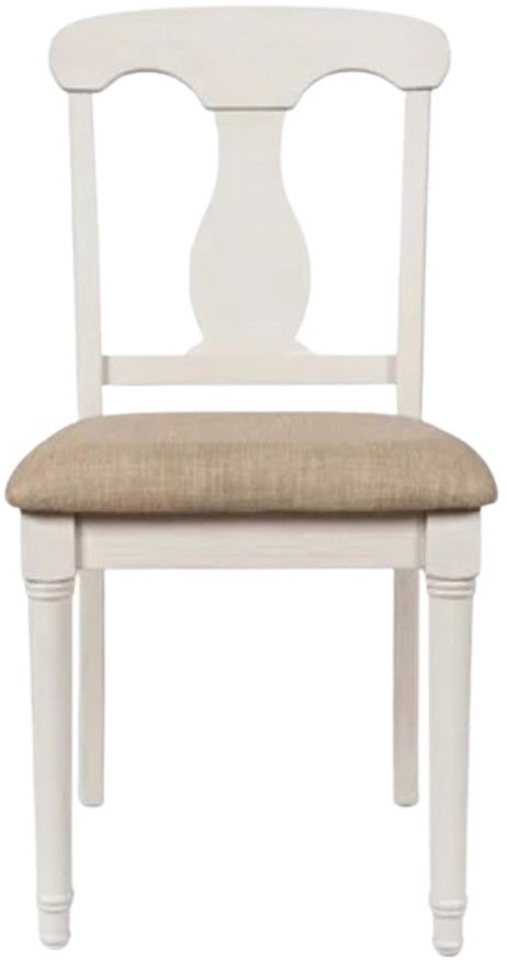 Jofran Inc. Grafton Farms Antique White/Beige Desk Chair-3