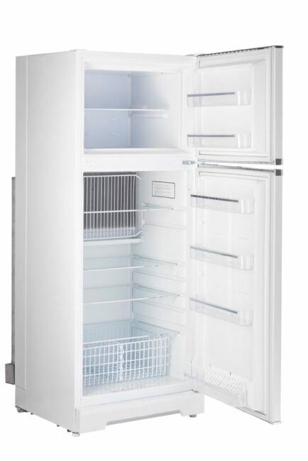 Unique Appliances 27" 14.0 Cu. Ft. Marshmallow White Counter Depth Top Freezer Refrigerator-2