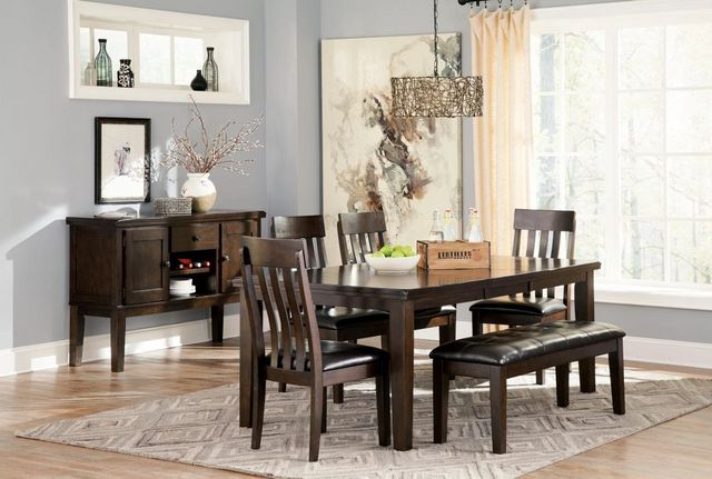 Signature Design by Ashley® Haddigan Dark Brown Dining Server-5