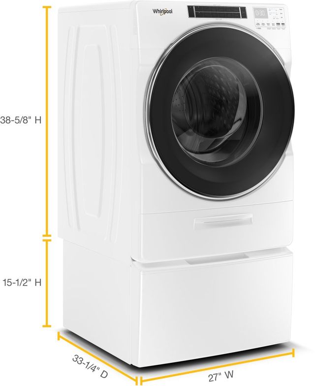 Whirlpool® 5.0 Cu. Ft. White Front Load Washer-2