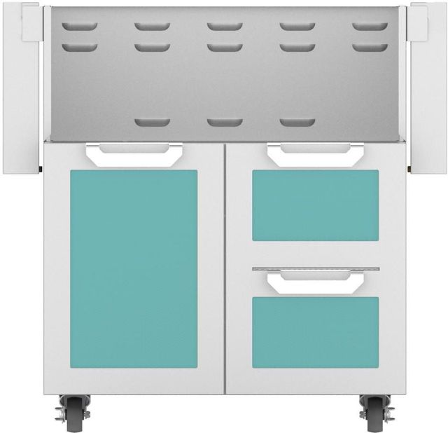 Hestan® 30" Outdoor Double Door and Drawer Tower Cart-Bora Bora-0