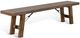 Sunny Designs™ Buck Skin Dining Bench with Turnbuckle Wood Seat-0