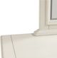 Elements International Slater Antique White Dresser and Mirror-4