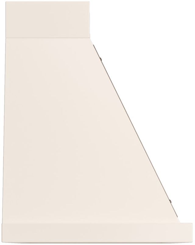 Ilve® Nostalgie II Noblesse 48" Antique White Wall Mounted Range Hood with Burnished Trim-2