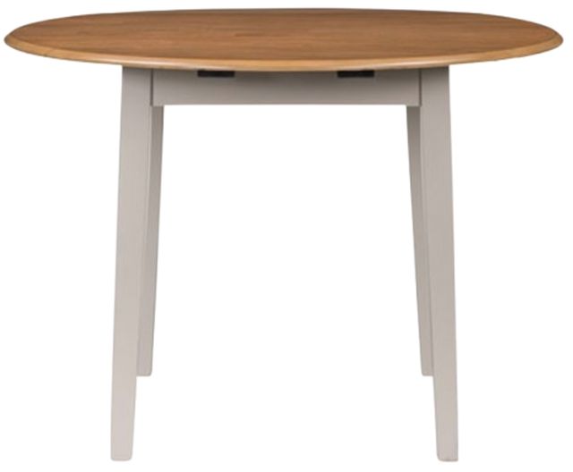 Signature Design by Ashley® Gesthaven Gray/Natural Round Drop Leaf Table-2