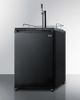 Summit® 5.6 Cu. Ft. Black Beer Cooler/Kegerator-1