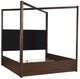 Signature Design by Ashley® Kendamor Dark Brown Queen Canopy Bed-0