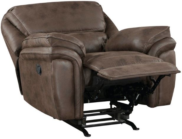 Homelegance® Proctor Brown Manual Rocker Recliner-3
