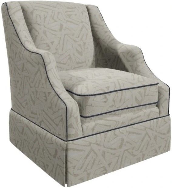 Craftmaster® Customizable Craftmaster Essentials Accent Swivel Chair-2