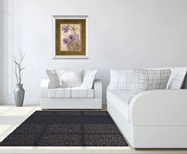 Classy Art Purple Sophistication II by Nan Mirror Framed Wall Art-2