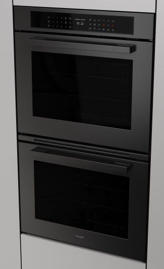Fulgor Milano® Matteo 700 Series 30" Matte Black Touch Control Double Electric Wall Oven-1