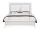 Holland House Glamour White King Panel Bed-0